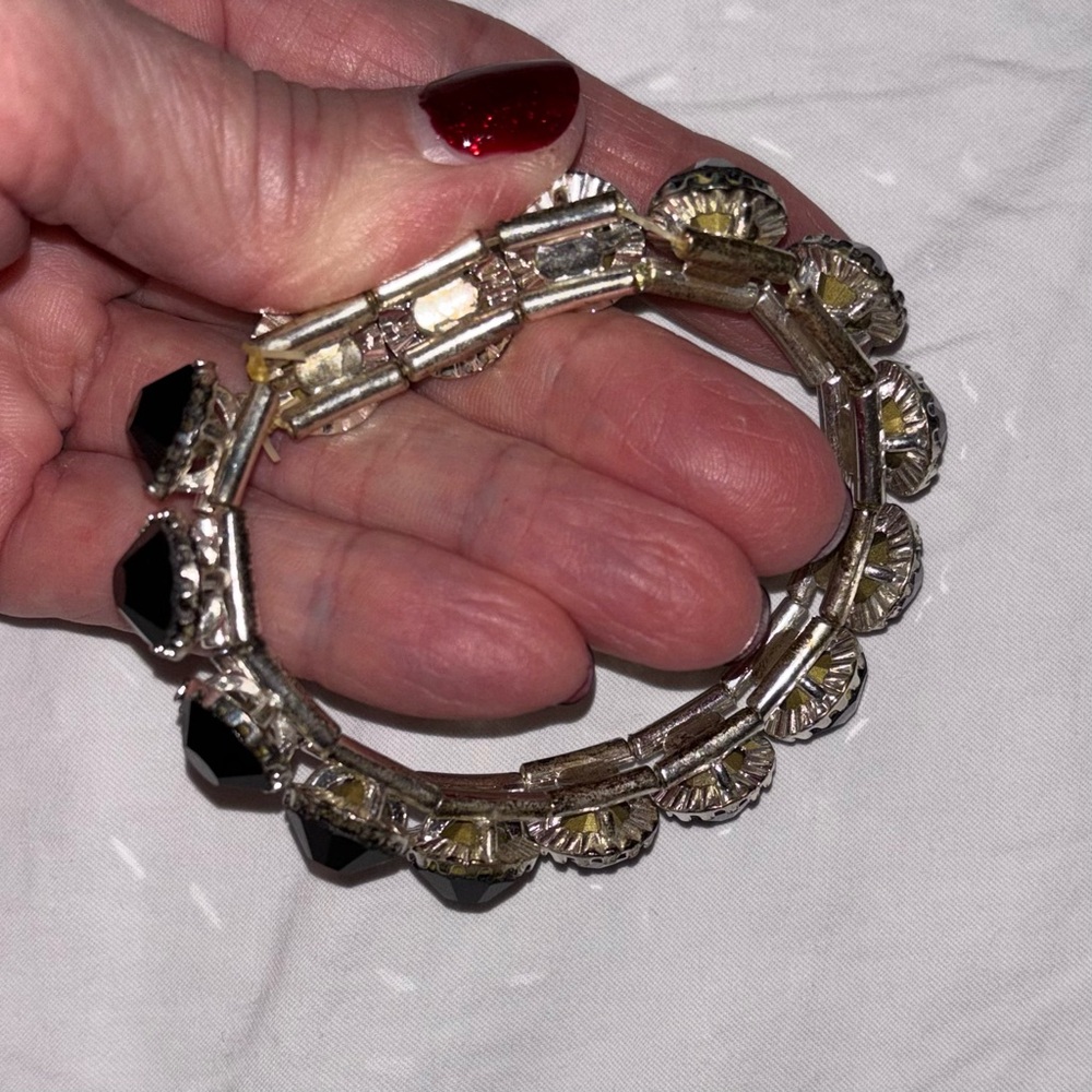 White House Black Market Black and Silver Necklace Set - Picture 7 of 9